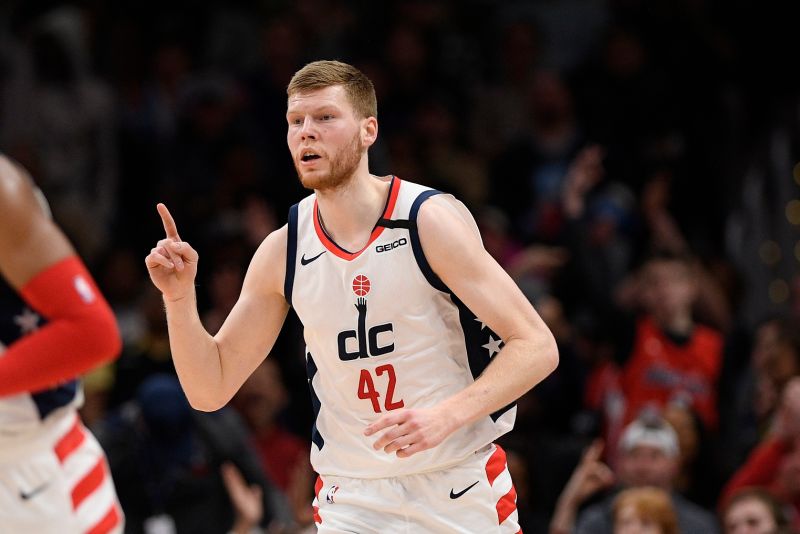 巫師射手Davis Bertans。 圖／美聯社／達志影像