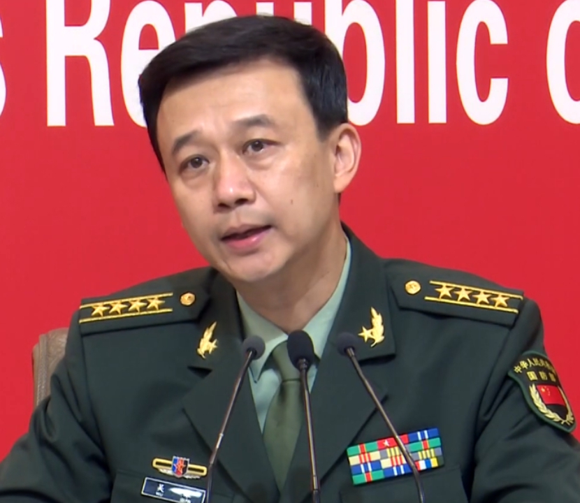 中國國防部新聞發言人吳謙。 圖：翻攝自維基百科。