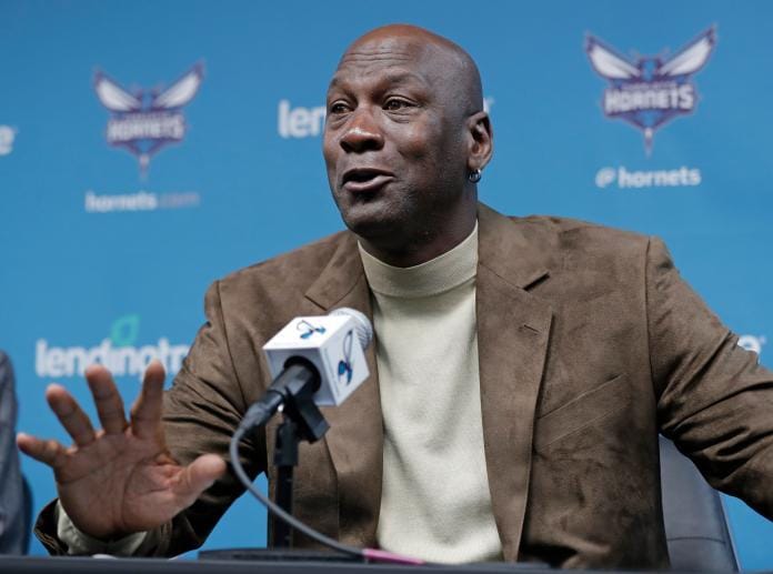 Michael Jordan。 圖／美聯社／達志影像