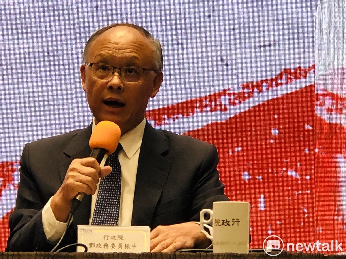 行政院政務委員鄧振中。 圖：謝莉慧/攝