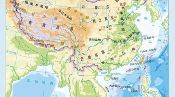 中國自然資源部29日發布2020年標準地圖。 圖：翻攝自中國自然資源部
