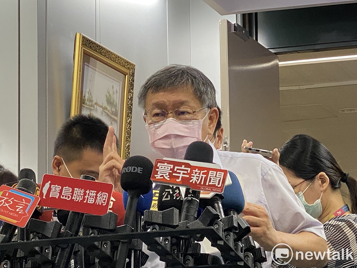 台北市長柯文哲。 圖：周煊惠／攝