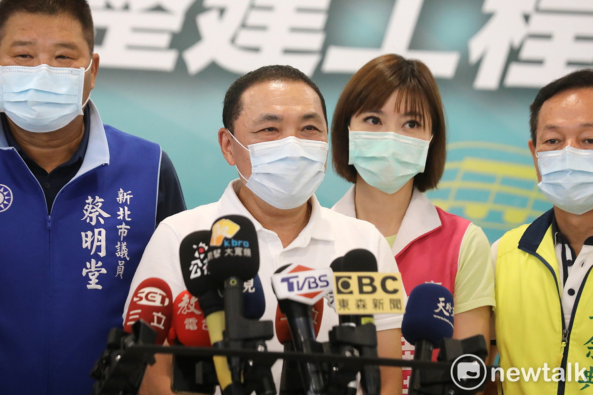 侯友宜說，他現在就是把市長的工作做好，一步一腳印讓新北市脫胎換骨。 圖：林昀真/攝