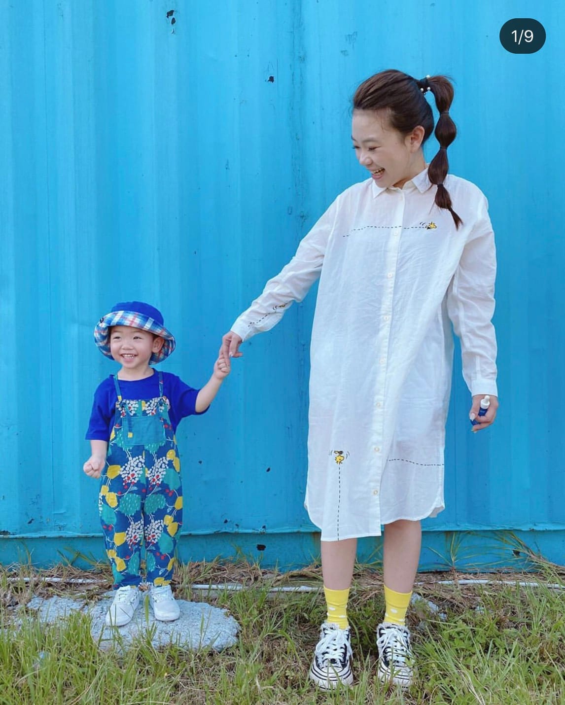 蔡阿嘎老婆二伯(右)與大兒子蔡桃貴(左)。 圖：翻攝Instagram
