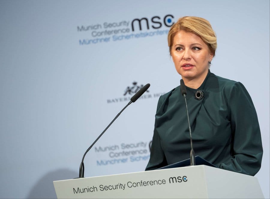 斯洛伐克總統查普托娃（Zuzana Caputova）。 圖:Zuzana Čaputová推特