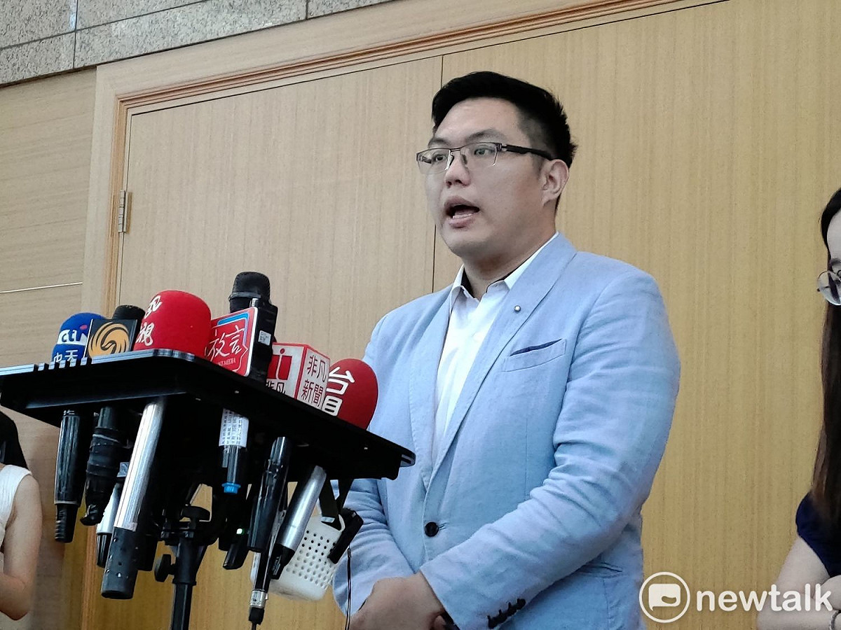 國民黨青年團長、中常委田方倫。 圖：黃建豪/攝