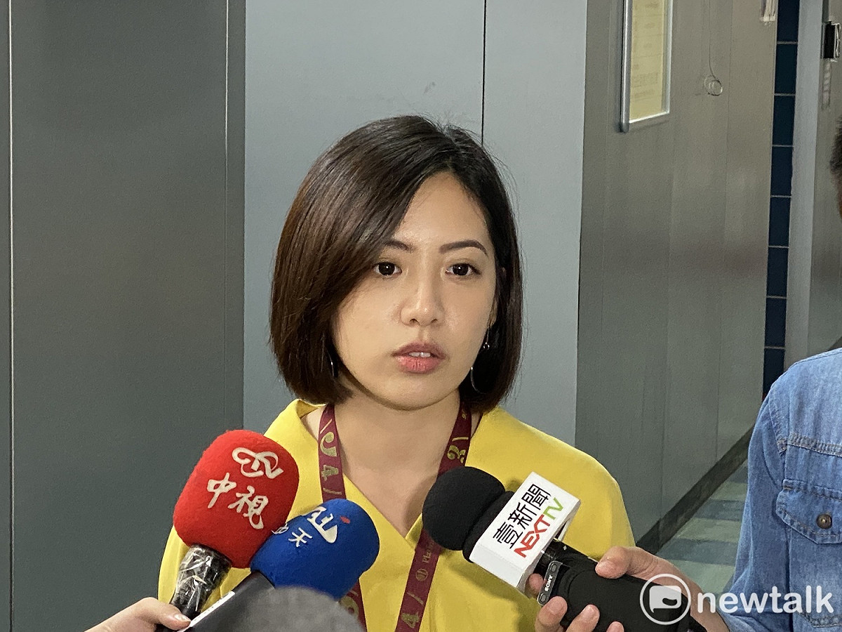 台北市副發言人「學姊」黃瀞瑩。 圖：周煊惠／攝（資料照）