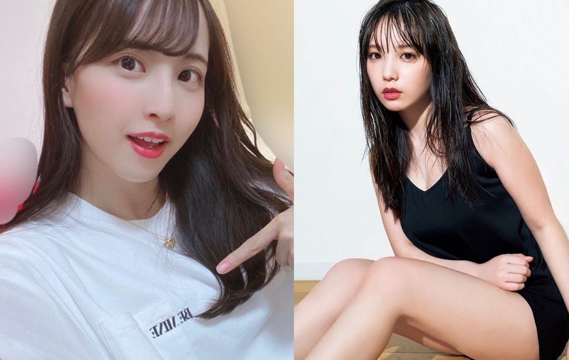 日本人氣女團乃木坂46成員佐藤楓(圖左)和羽田祐希(圖右)驚傳確診武漢肺炎。 圖：翻攝自IG @sakukato_0406/@yoda_nogizaka_0505
