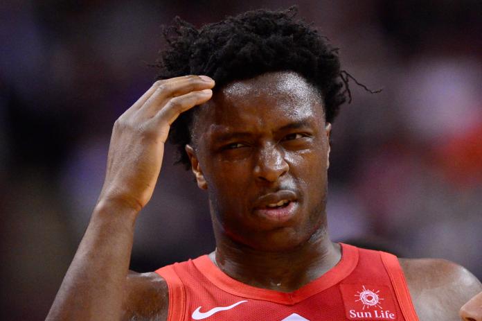 暴龍前鋒OG Anunoby。 圖／美聯社／達志影像