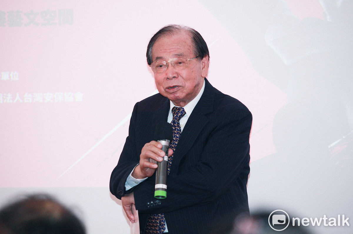 前台獨建國聯盟主席張燦鍙出席特展開幕活動。 圖：林昀真/攝
