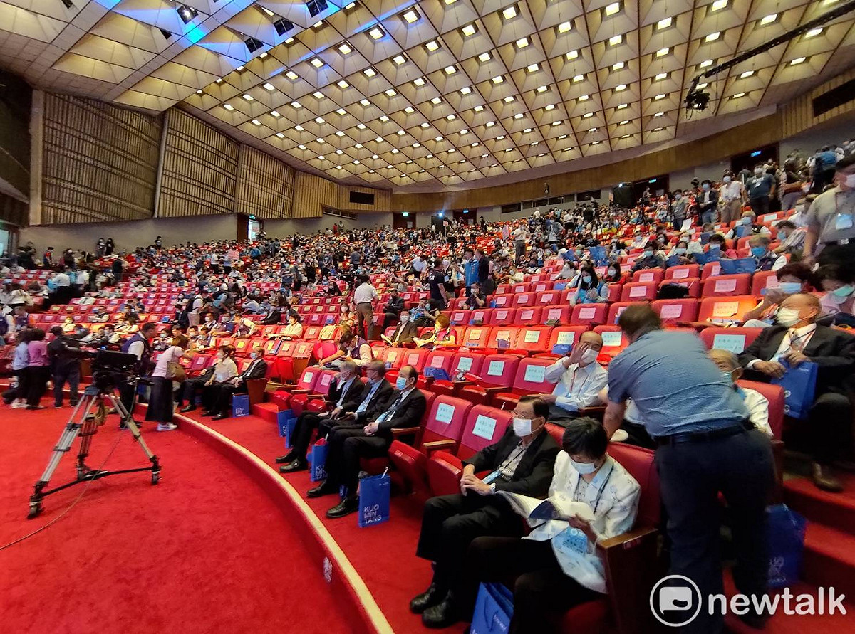 國民黨全代會於國父紀念館舉辦。 圖：黃建豪/攝