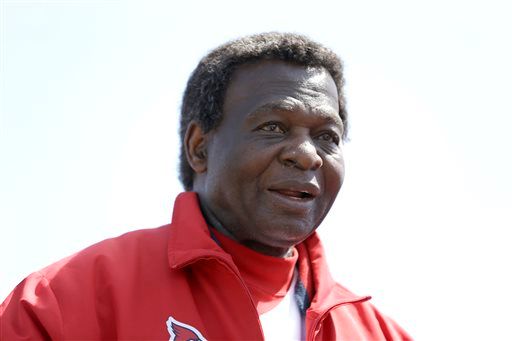 紅雀名人堂球員Lou Brock。 圖／美聯社／達志影像