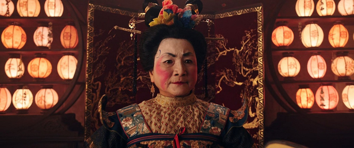 中國網友PO出多張《花木蘭》劇照，表示這妝容真是絕了。 圖：翻攝微博