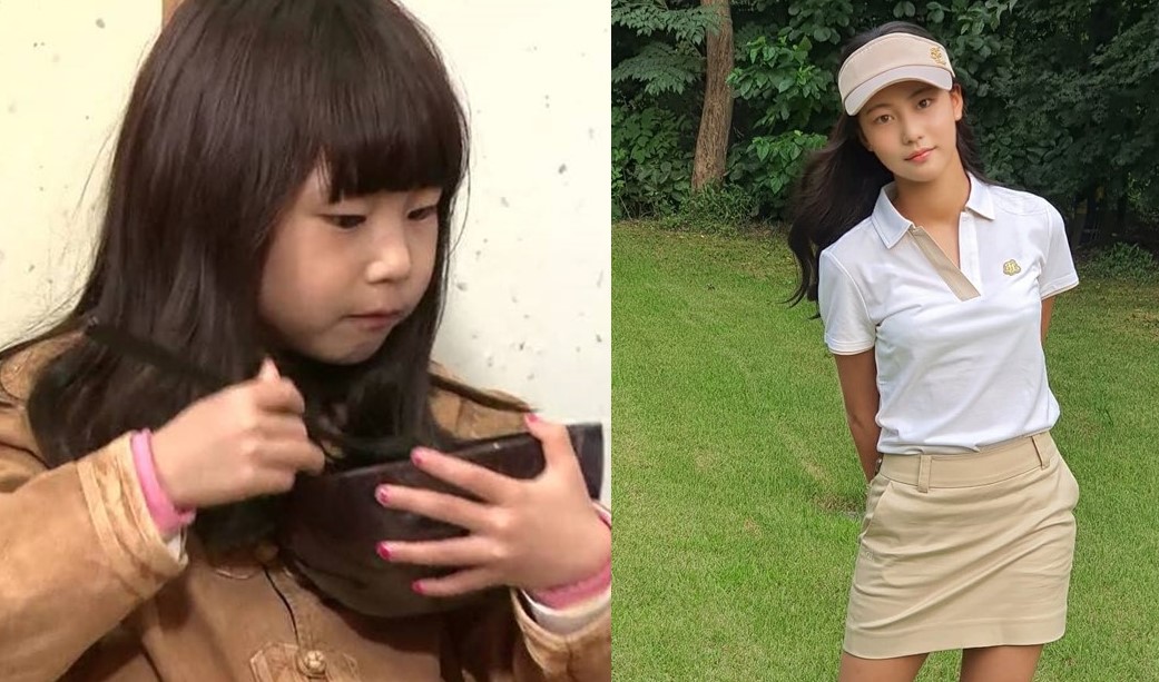 韓國前足球選手宋鍾國的女兒宋智雅，被網友說神似秀智，目前專攻高爾夫球，一心想成為選手。 圖：翻攝自韓網、智雅媽媽IG