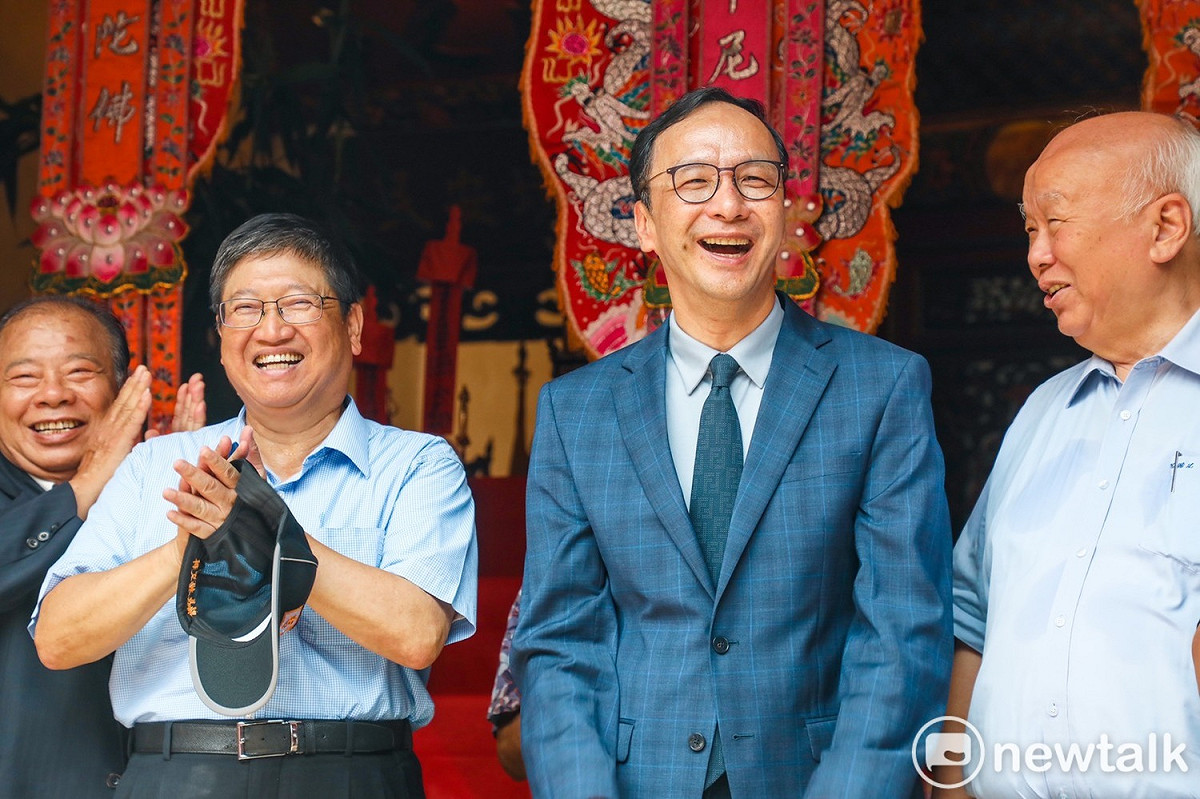 朱立倫說，他從擔任桃園縣長開始，每年都會參加新竹義民祭活動。 圖：朱立倫辦公室/提供