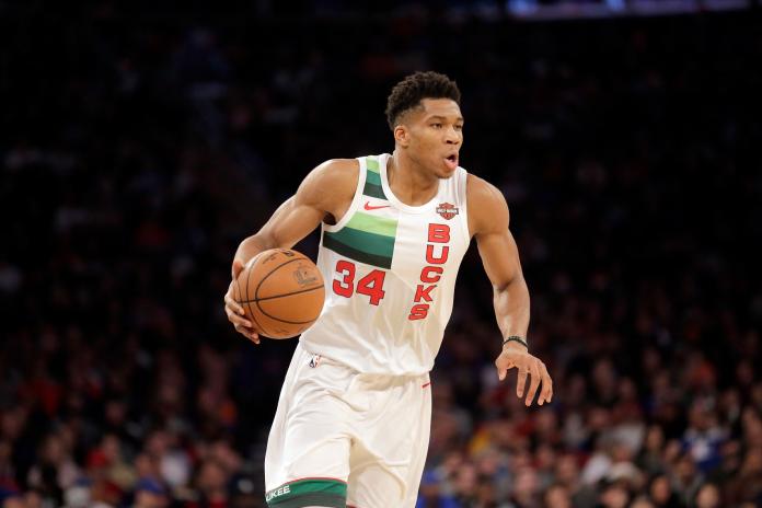 公鹿「字母哥」Giannis Antetokounmpo。 圖／美聯社／達志影像