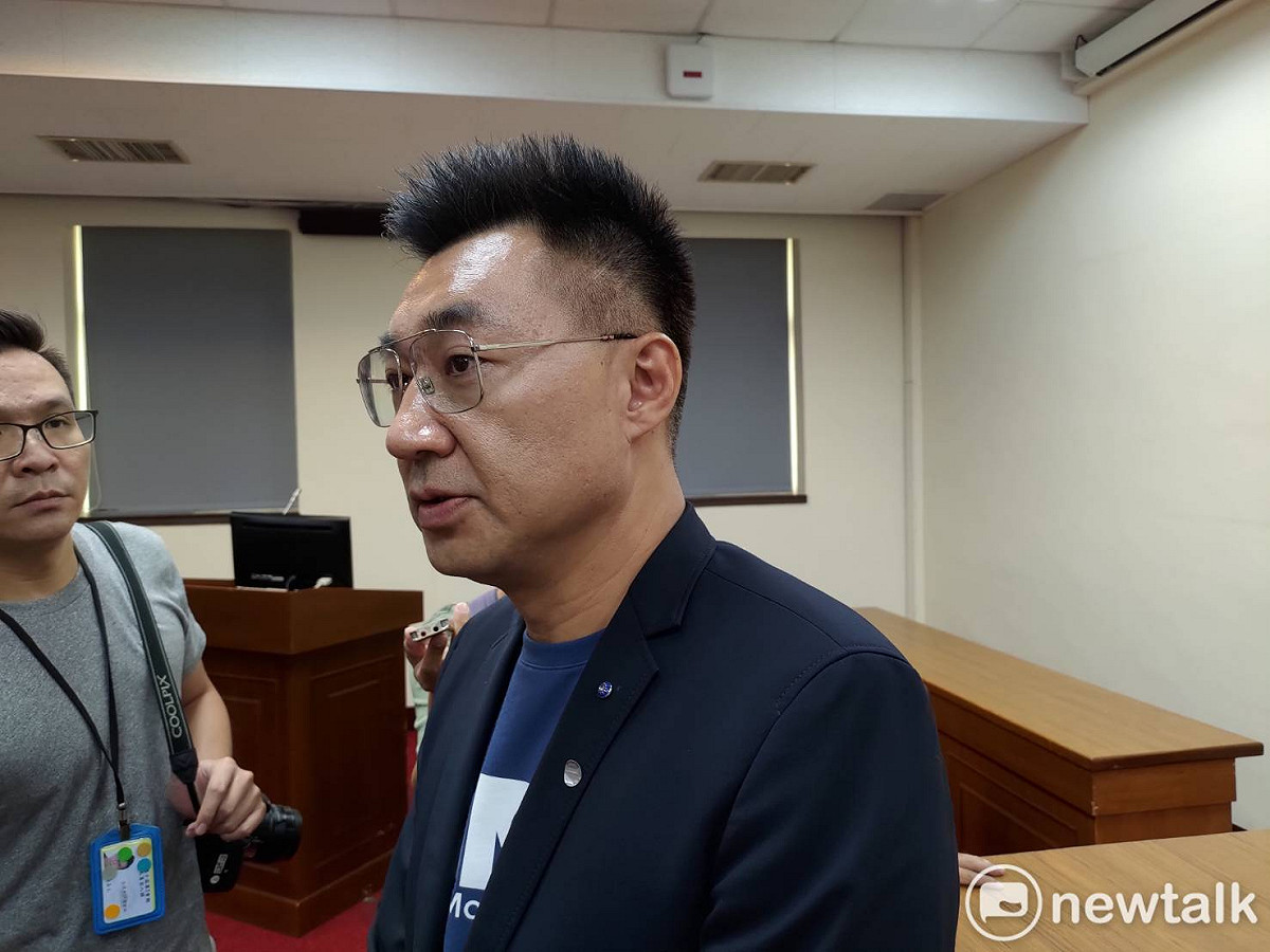 國民黨主席江啟臣。 圖：黃建豪/攝