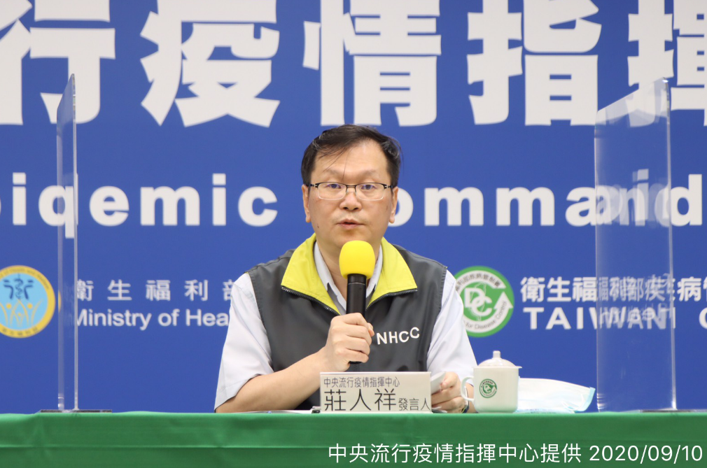指揮中心發言人莊人祥。 圖：中央流行疫情指揮中心/提供