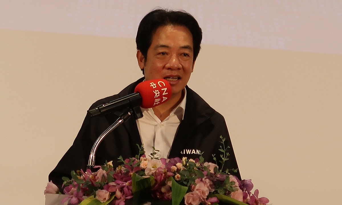 副總統賴清德10日出席中央社舉辦的「我是海外特派員」活動 圖：林朝億/攝