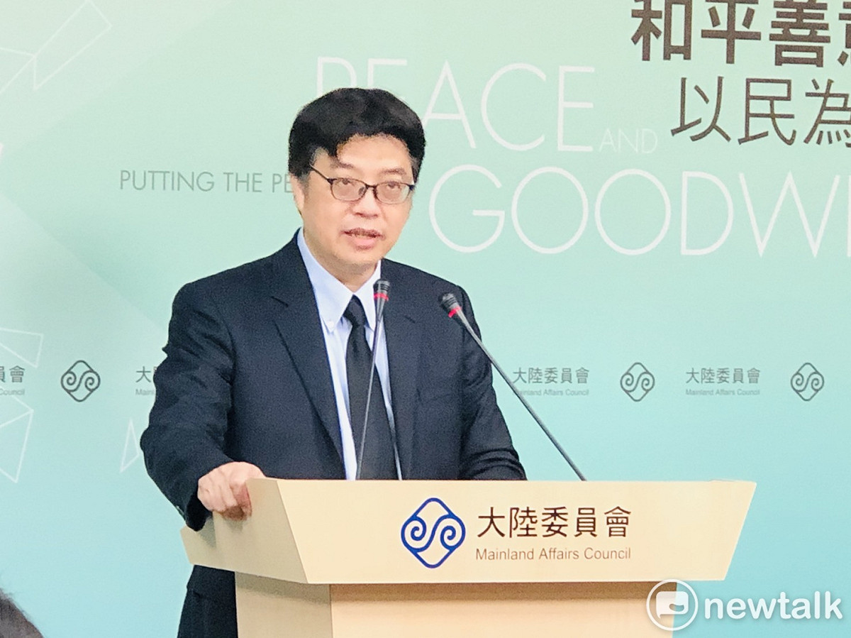 陸委會副主委兼發言人邱垂正。 圖：謝莉慧/攝