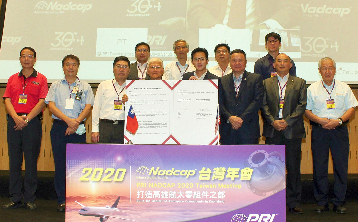全台重要航太企業代表共聚高雄。 圖：高雄市政府/提供