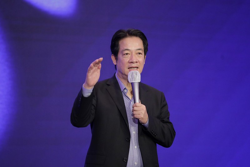 副總統賴清德今（11）日出席「台灣駭客年會HITCON 2020」致詞。 圖：總統府提供