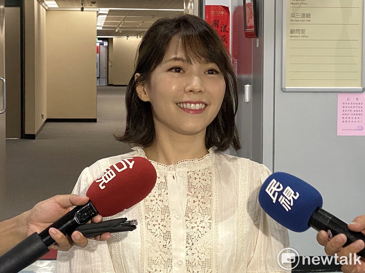 台北市政府發言人陳智菡。 圖：周煊惠 ／攝（資料照）