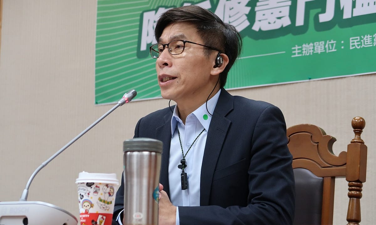 民進黨立院黨團書記長鍾佳濱 圖：林朝億/攝