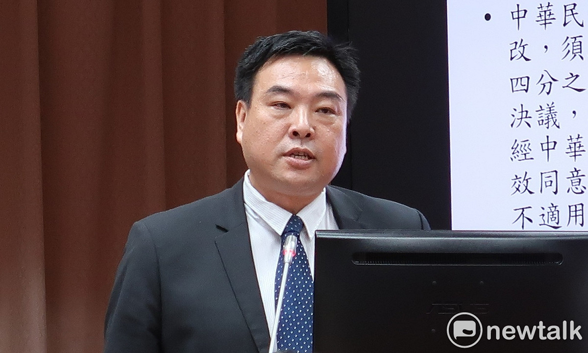 台灣行政法學會總幹事張錕盛 圖：林朝億/攝