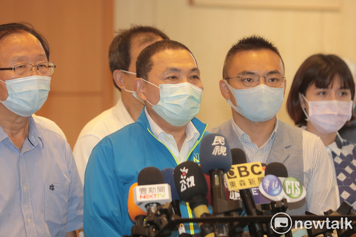 侯友宜說，除了國民黨團立委，也歡迎立院其他黨團組團到新北了解地方困境。 圖：林昀真／攝