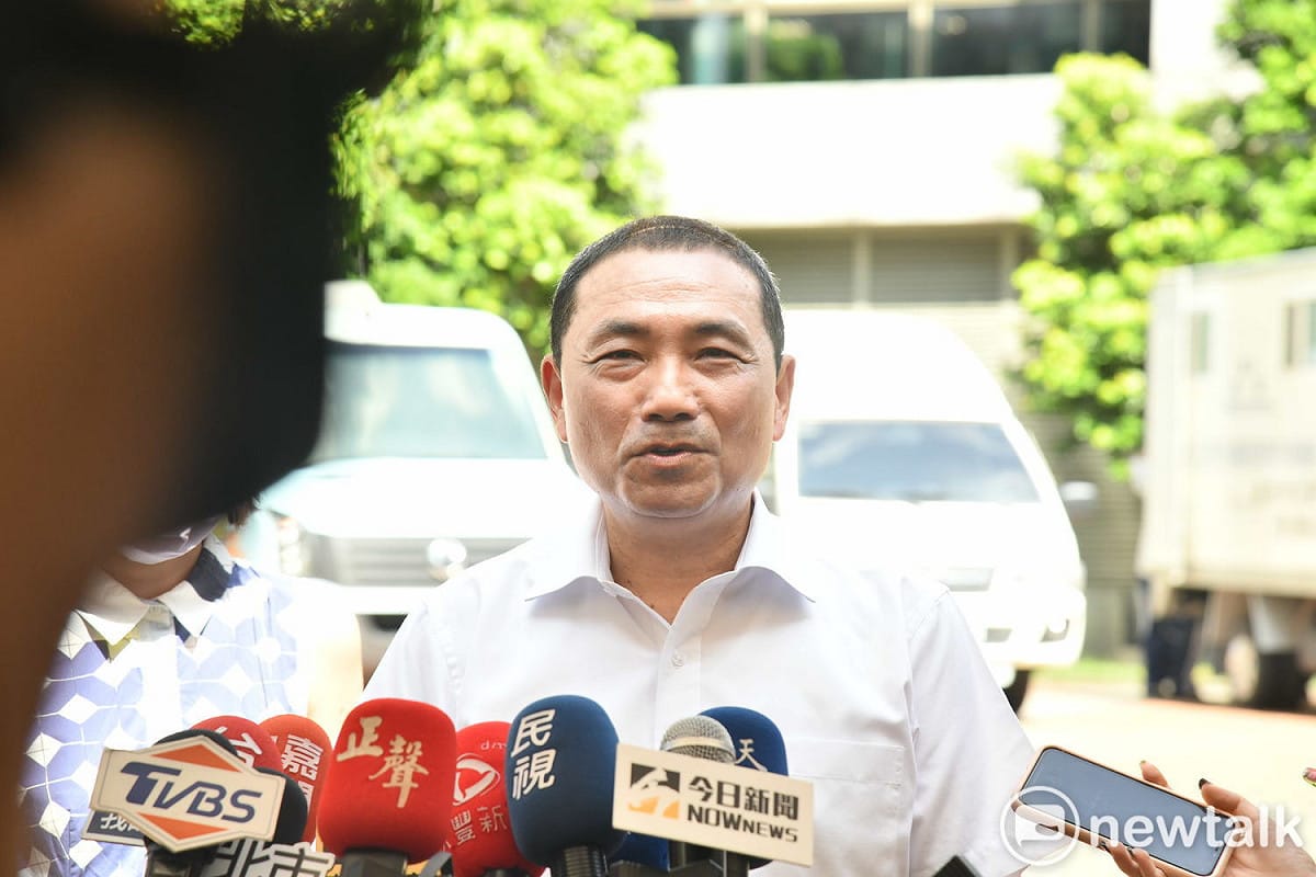 侯友宜強調，針對黑心口罩廠商，市府絕對會嚴以查察，從嚴追究責任。 圖：林昀真/攝