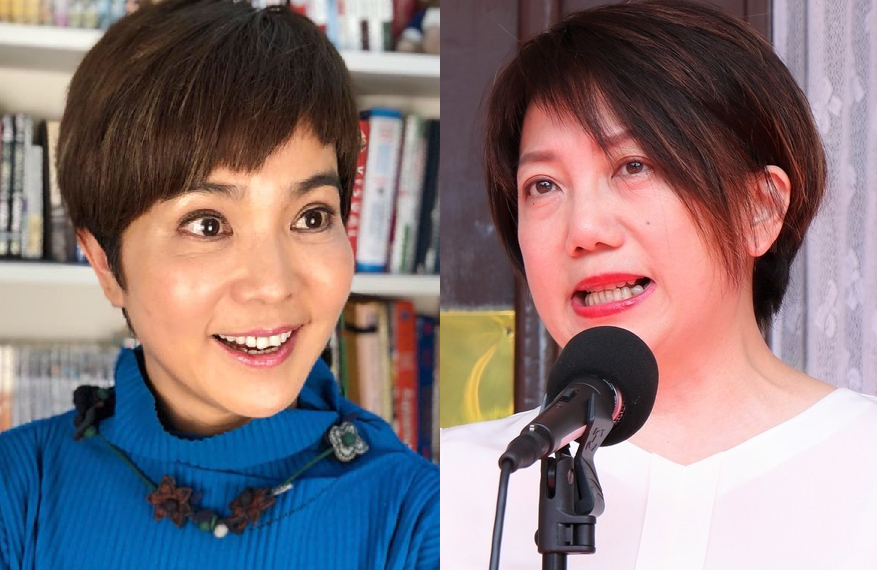 范雲（右）提李艷秋（左）小三舊聞惹議。 圖 : 新頭殼合成