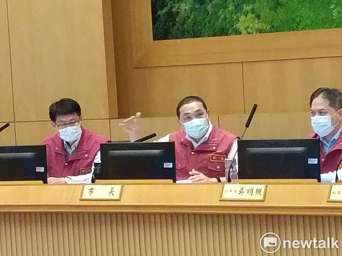 侯友宜盼中央能加速提供口罩進出口異常的廠商名單，再由地方政府主動查察黑心業者。 圖：林昀真/攝