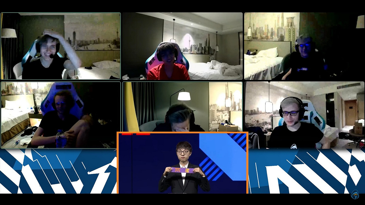 Rogue世界賽將與LCK第一種子DAMWON與LPL第二種子JDG同組，選手們紛紛崩潰。 圖：翻攝自Rogue YouTube