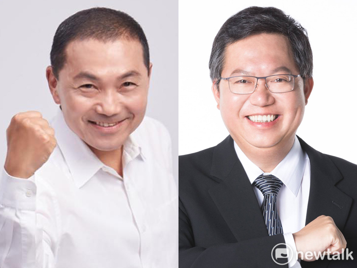 新北市長侯友宜（左）、桃園市長鄭文燦（右） 圖為臉書翻攝、新頭殼合成照。