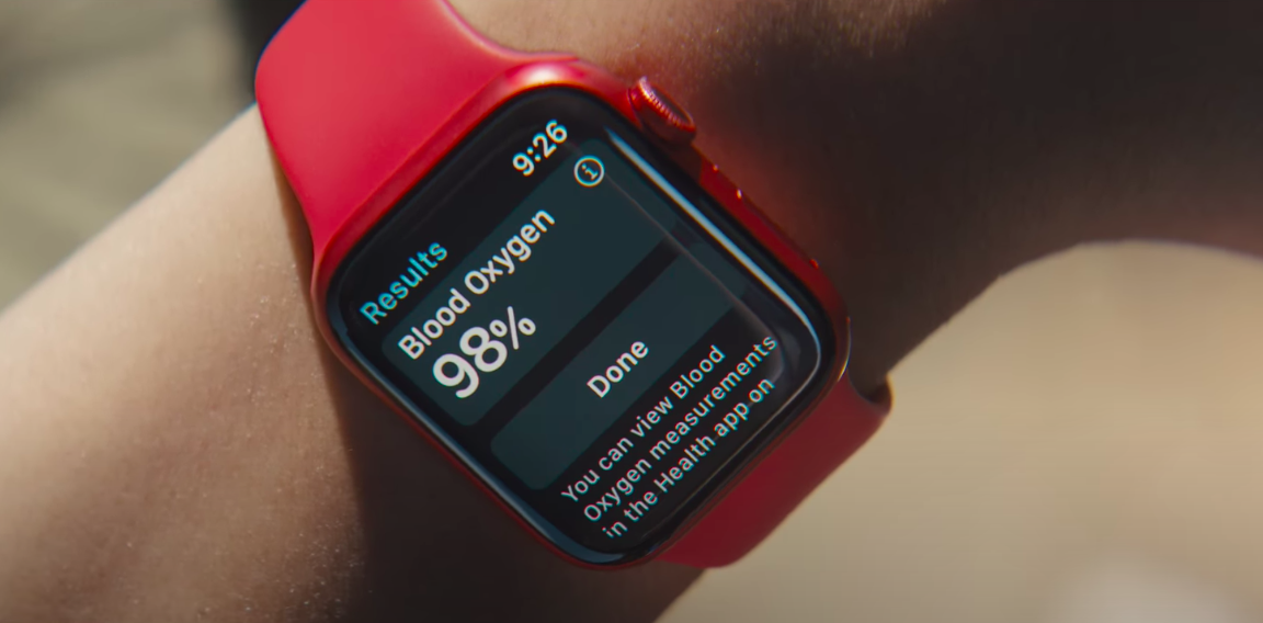 未來蘋果Apple Watch可望有血糖測量功能。 圖：擷取自蘋果Youtube