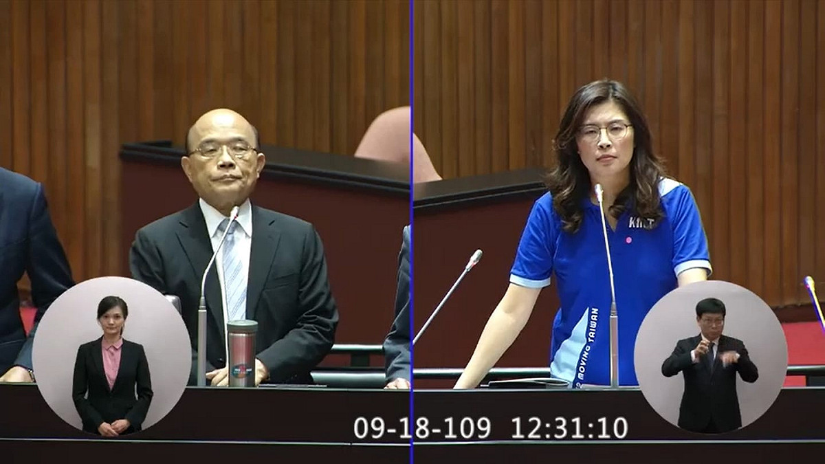 國民黨不分區立委鄭麗文在對萊豬議題質詢蘇貞昌後，在臉書重申六大點直呼：民進黨根本把立委當笨蛋。 圖取自鄭麗文臉書。