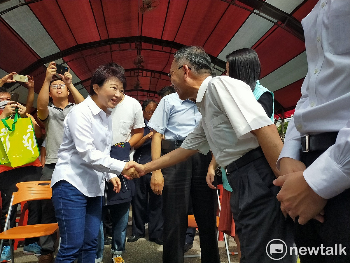 蔡炳坤認為盧秀燕如果穩得住陣腳，「我又何必來跟她選市長？」 圖：唐復年/攝
