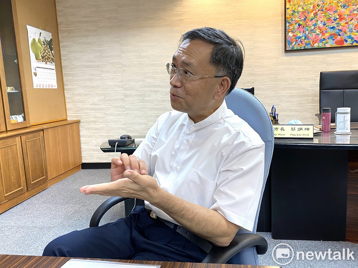 台北市副市長蔡炳坤。 圖：周煊惠／攝