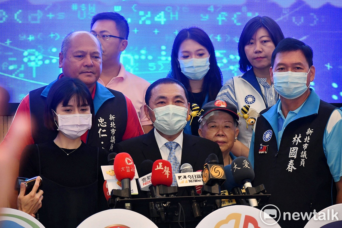 侯友宜表示，在萊豬健康風險疑慮還沒解決之前，他不鼓勵大家吃進口美豬，反而希望大家都不要吃。 圖：林昀真／攝
