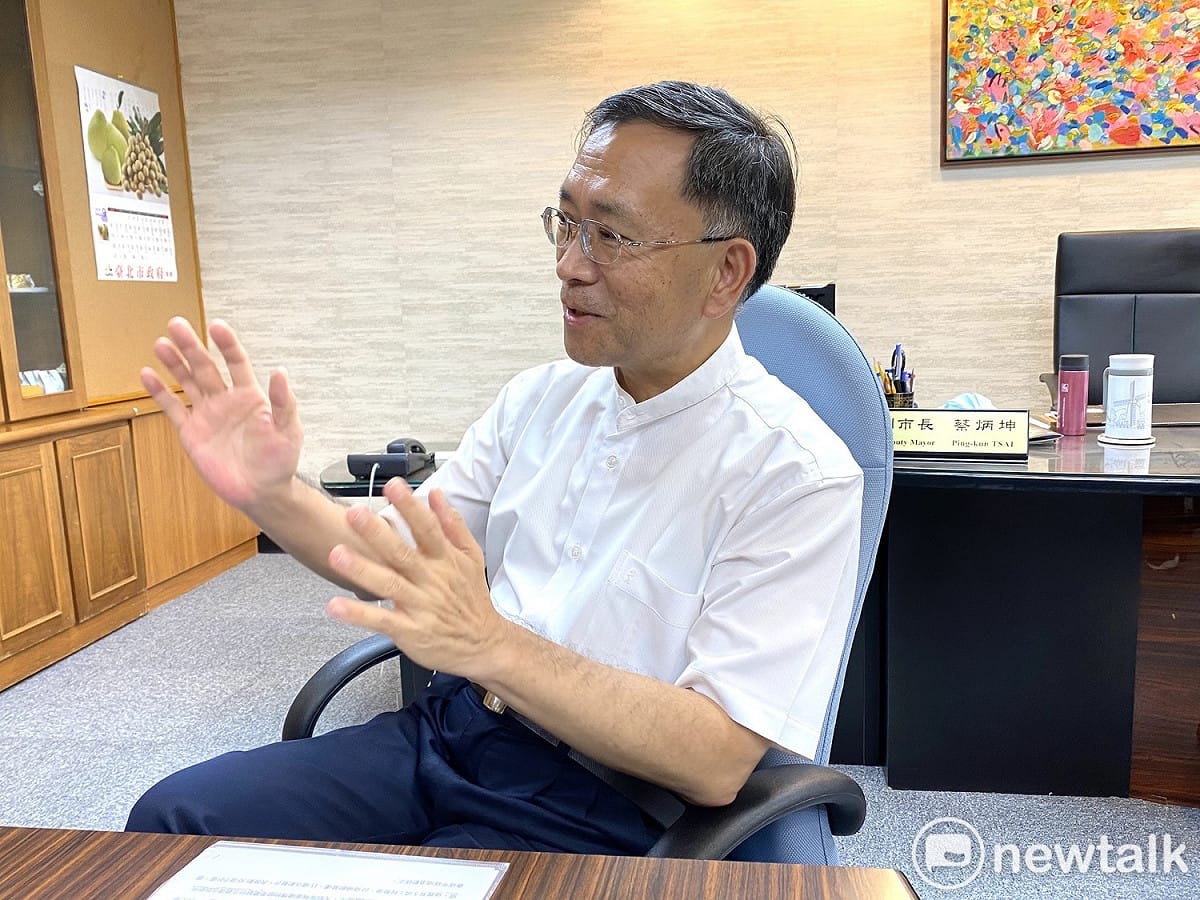 台北市副市長蔡炳坤。 圖：周煊惠 / 攝