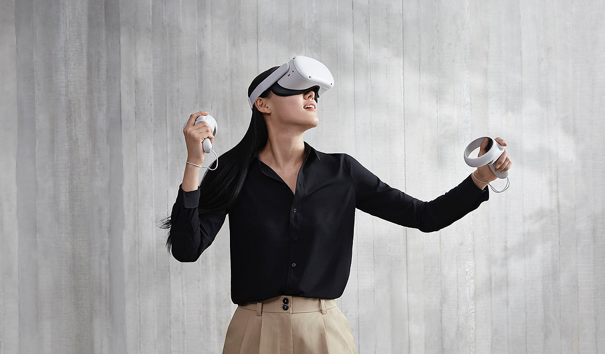 VR頭戴裝置「Oculus Quest 2」必須使用臉書帳號才能登入，德國監管機構懷疑臉書壟斷市場，展開反壟斷調查。 圖：取自Oculus官網