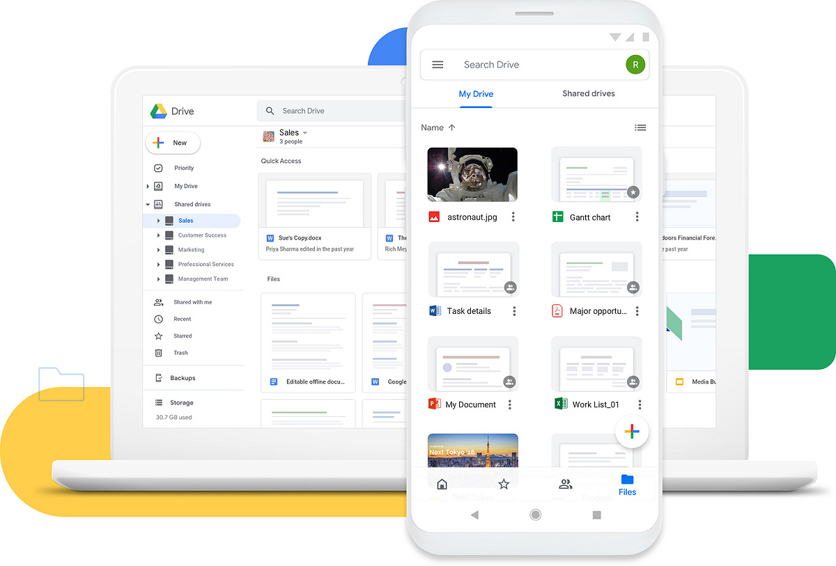 Google Drive雲端硬碟10月13日起提供「自動刪除服務」。 圖：取自官網