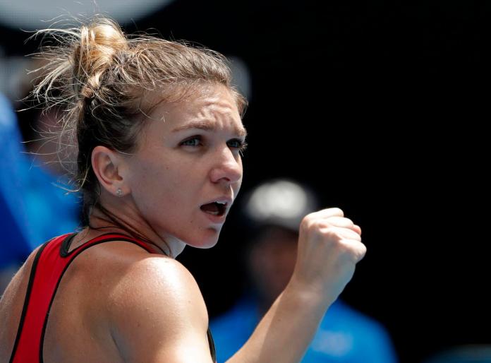 Simona Halep。 圖／美聯社／達志影像