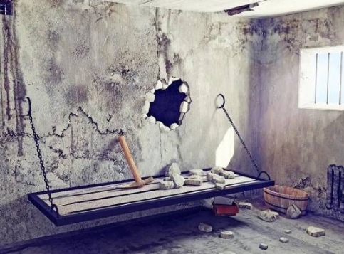 一名中國毒販死刑犯在印尼牢房挖洞逃獄。 圖 : 翻攝自北京新浪網