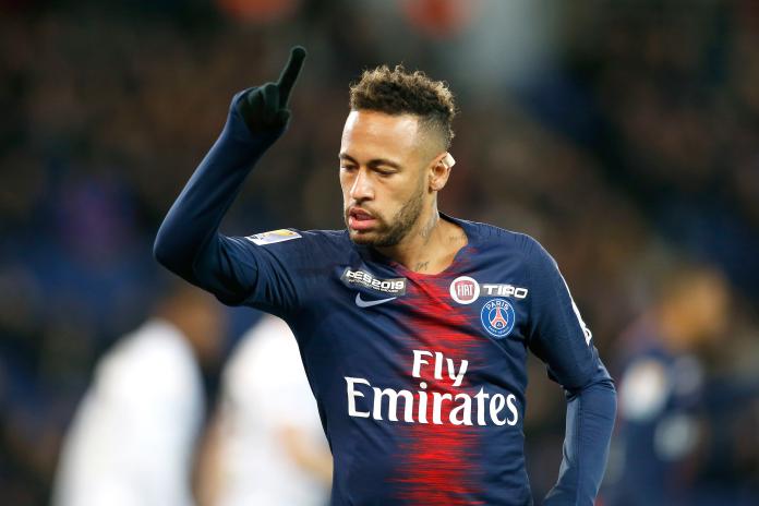 巴西球星內馬爾（Neymar Jr.)效力法甲豪門巴黎聖日耳曼。 圖／美聯社／達志影像