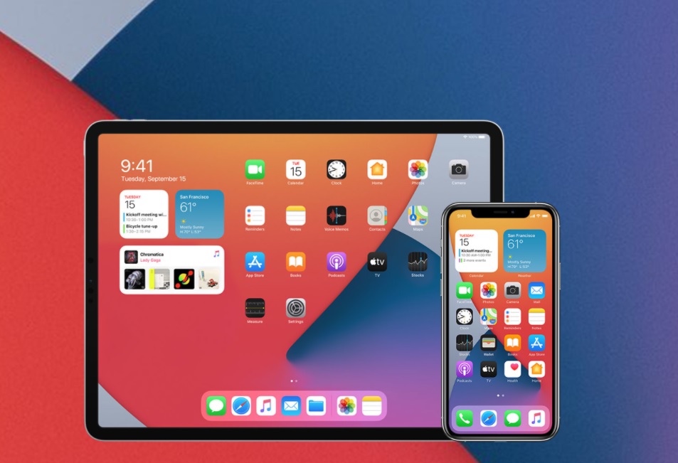 蘋果上週釋出iOS 14，雖然有一些小BUG，但用戶升級率仍創新高。 圖：取自蘋果官網