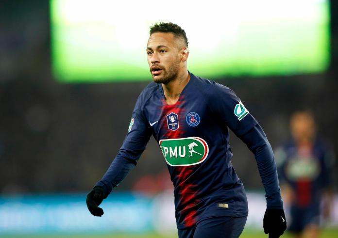 巴西球星內馬爾（Neymar Jr.)效力法甲豪門巴黎聖日耳曼。 圖／美聯社／達志影像