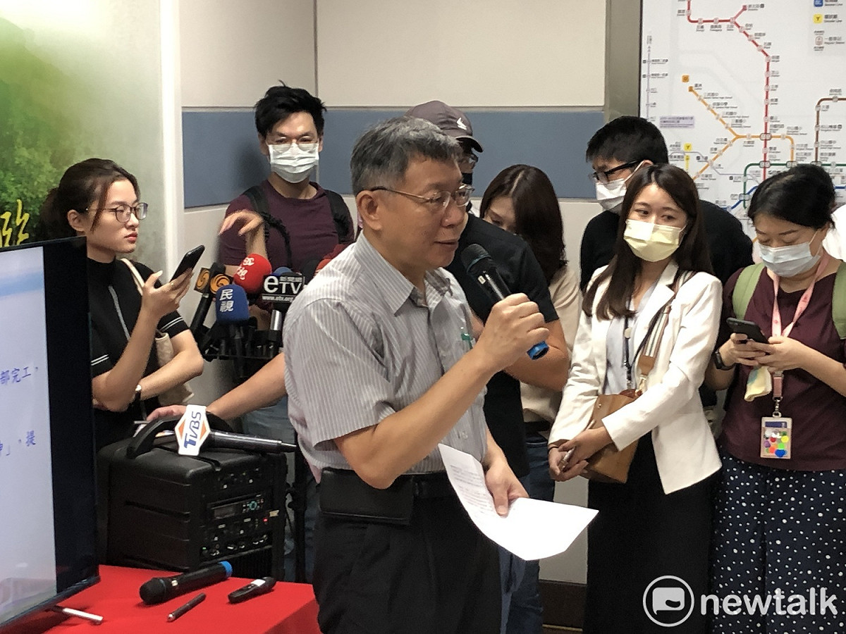 台北市長柯文哲。 圖：周煊惠／攝