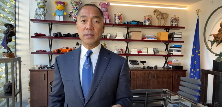 中國反共的知名富豪郭文貴。 圖 : 翻攝自Youtube